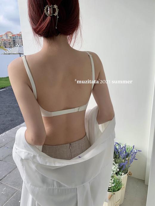 【49元2件任选】【GZ】无忧购夏季超薄裸感冰皮兔耳朵单排扣隐形内衣668＃ 商品图1