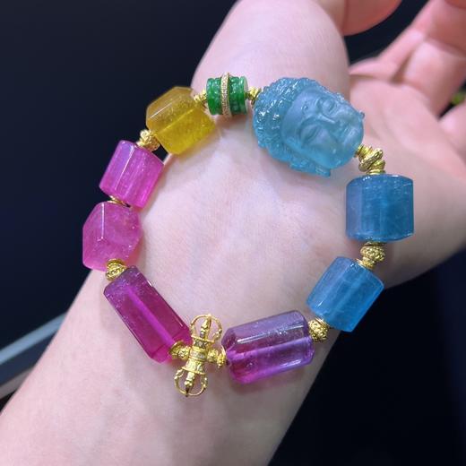 38.3g 碧玺原石手链 商品图3