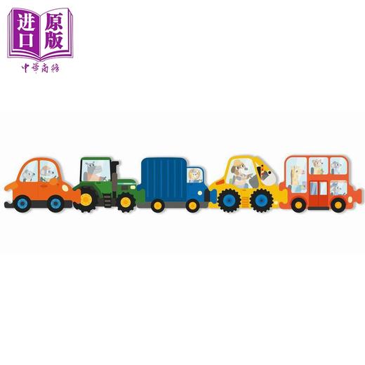 【中商原版】拼图书 在城市里 Ready Steady Go All Around Town jigsaw playbook 英文原版 儿童纸板绘本 亲子低幼纸板书 商品图1