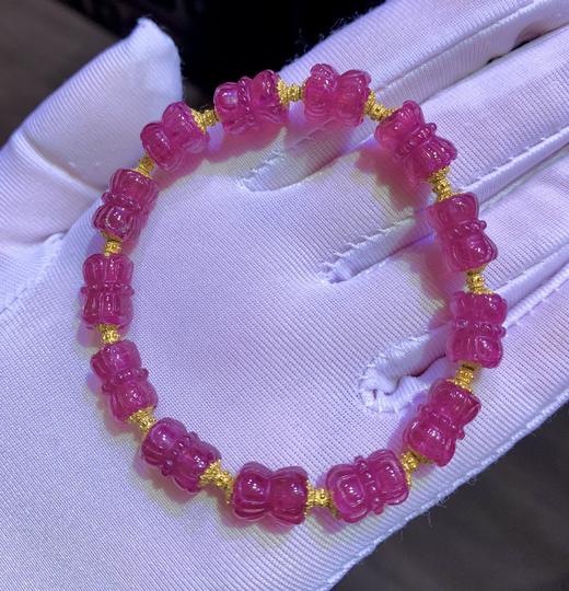 17.35g 雕刻碧玺手链 商品图3