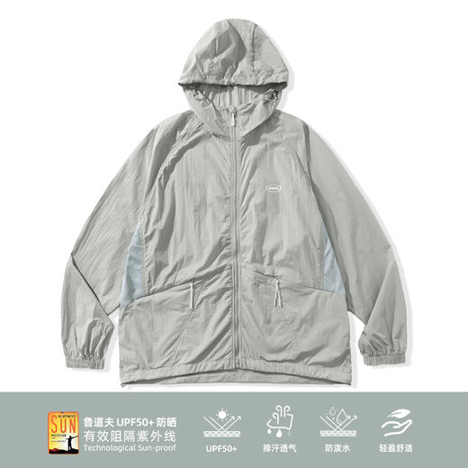 LUSHISI[冰铠盾]撞色拼接透气防泼水UPF50+防紫外线防晒皮肤衣服 商品图4