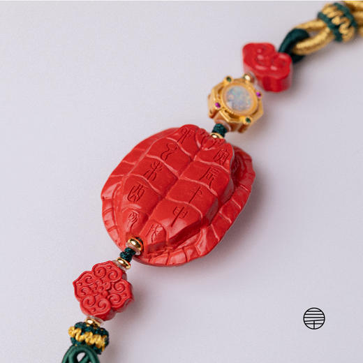 万物三千｜龟甲祈福朱砂挂饰 饰品 车挂 商品图4