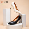 CHCH祈祈春夏新品羊皮气质金边设计女士细跟高跟鞋CN1B5111 商品缩略图0
