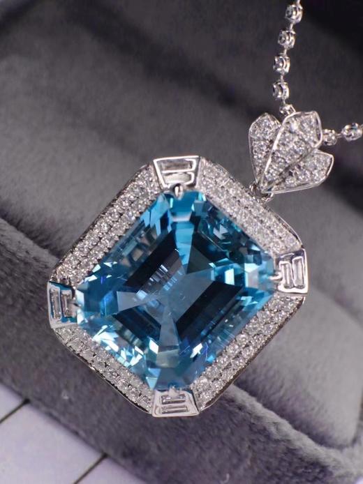 14.8ct 海蓝宝吊坠 商品图2