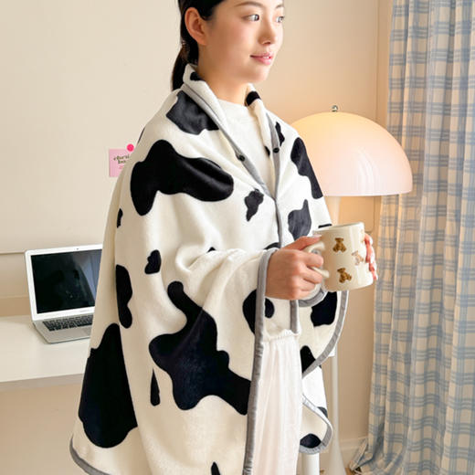 【商城积分兑换】自然醒牛奶绒披肩毯 商品图11