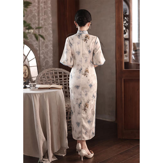 新中式改良年轻款，立体花旗袍连衣裙LSB-2919 商品图4