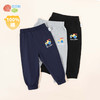 贝贝怡【纯棉】男童运动裤秋季儿童宽松休闲裤子中大童男孩卫裤束脚长裤ZB3DK015 商品缩略图1