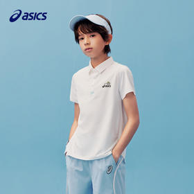 ASICS/亚瑟士童装2024年吸湿速干凉感软糯夏新款运动舒适短袖T恤