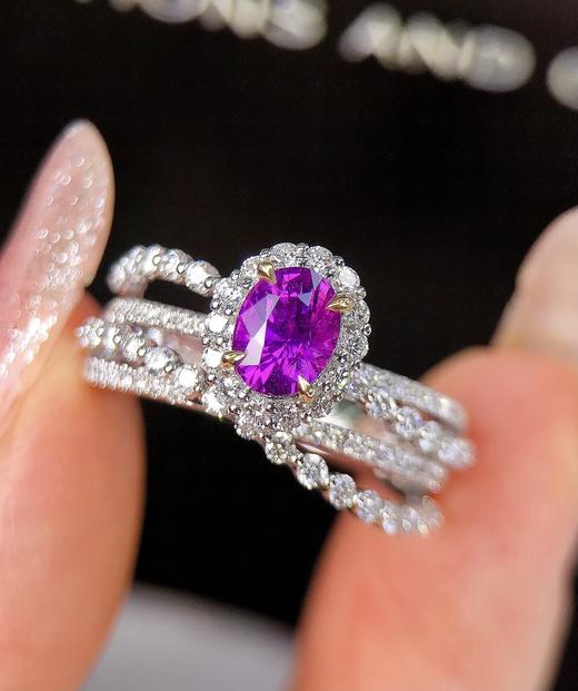 1.05ct 5.28g 蓝宝石戒指 商品图0