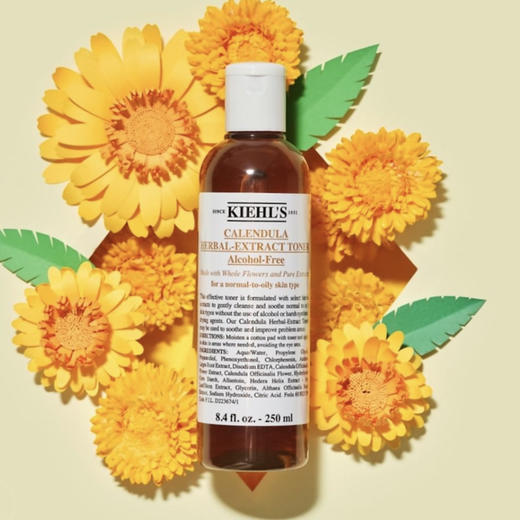 美国 Kiehl's科颜氏 金盏花植萃爽肤水 250ml/500ml 商品图8