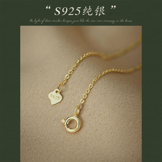 Oflye潮流饰品  天然珍珠纯银项链女新款爆款轻奢小众高级感配饰 商品图3