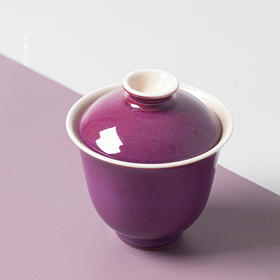 问鼎钧瓷鹅黄精工云瑞盖碗