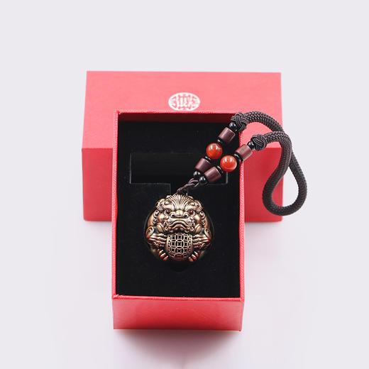 貔貅镂空钱币球黄铜手把件（可转动） 商品图6