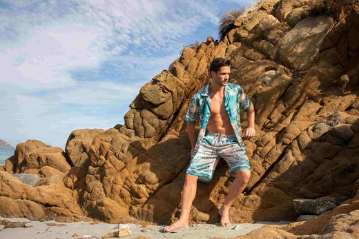 【100%桑蚕丝】SCHIESSER德国舒雅高端铂雅100%桑蚕丝家居套装19mm真丝印花素绉缎 99/19905H 商品图3