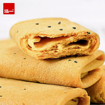 泓一凤凰卷蛋卷720g 鸡蛋卷饼干休闲零食早餐中式糕点下午茶点芝麻味 商品图0