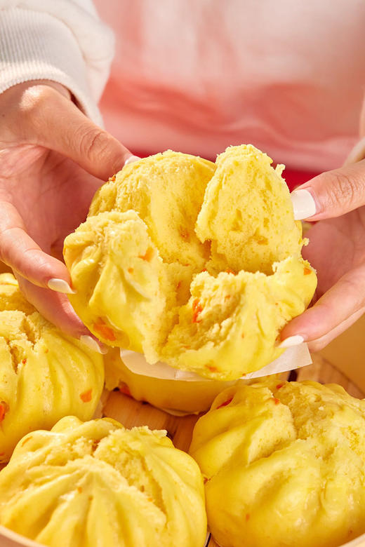 早餐开花馒头 南瓜/紫薯/红糖 蓬松暄软 农家原料0香精0色素0防腐剂 商品图0