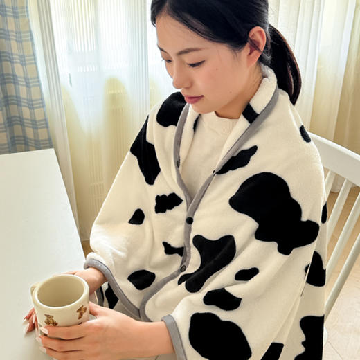 【商城积分兑换】自然醒牛奶绒披肩毯 商品图5