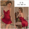 【性感不止为取悦他人】夏季性感火辣深v睡裙，婴儿冰丝面料柔软透气不掉色，内衣不带胸垫蕾丝吊带冰丝睡裙高级感QQ 商品缩略图8