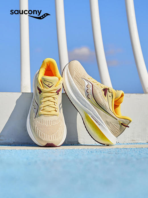【特价商品部分可能有小瑕疵不影响穿着】Saucony 索康尼 TRIUMPH 胜利21 减震运动跑鞋 商品图0