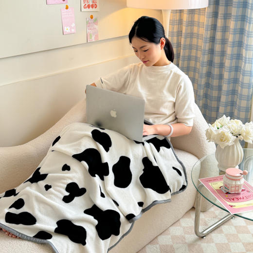 【商城积分兑换】自然醒牛奶绒披肩毯 商品图13