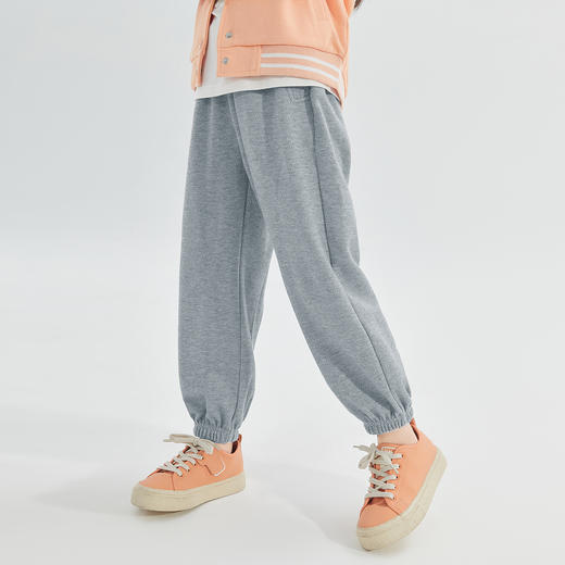 笛莎Deesha 女童裤子2024冬秋甜美简约宽松束脚裤 商品图0