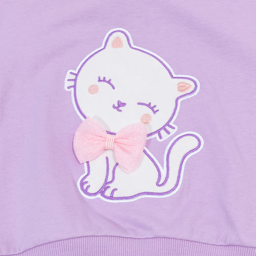 贝贝怡童装女童卫衣秋装2024新款洋气上衣儿童长袖纯棉春秋打底衫ZB3DS006 商品图8