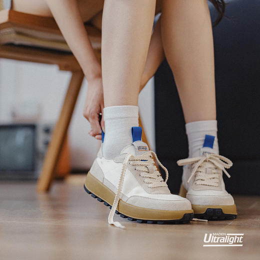 马登恒星鞋复古慢跑鞋休闲轻便百搭女鞋外出运动鞋子夏季新款女 商品图1