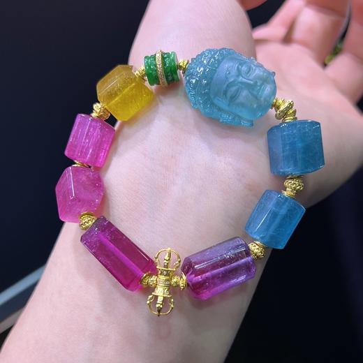 38.3g 碧玺原石手链 商品图8