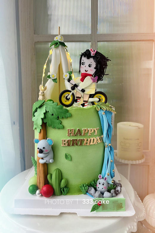 糖牌&骑自行车的女孩·定制 商品图0