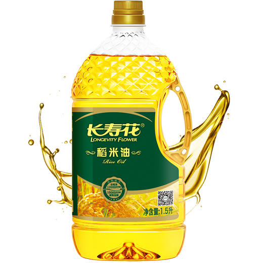 长寿花稻米油1.5L 物理精炼谷维素12000ppm食用油 商品图1