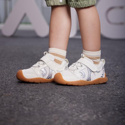 卡特兔婴儿步前鞋秋季新款宝宝机能鞋儿童室内鞋幼儿园小白鞋 商品图2