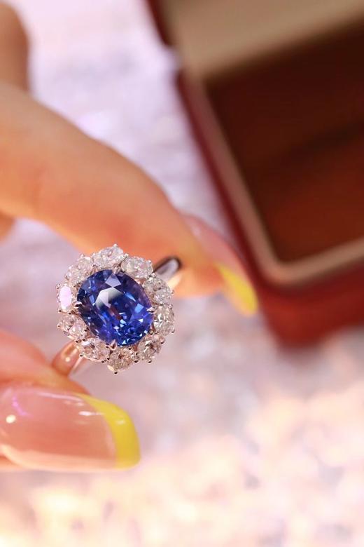 2.62ct 蓝宝石戒指 商品图6