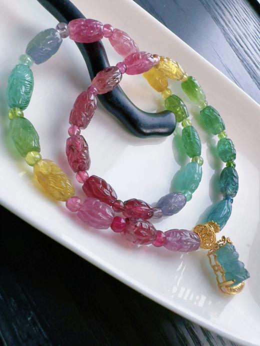 25.73g 雕刻碧玺手链 商品图4