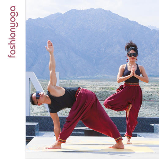 FM14929【男女同款】禅风棉麻系带灯笼裤 商品图5