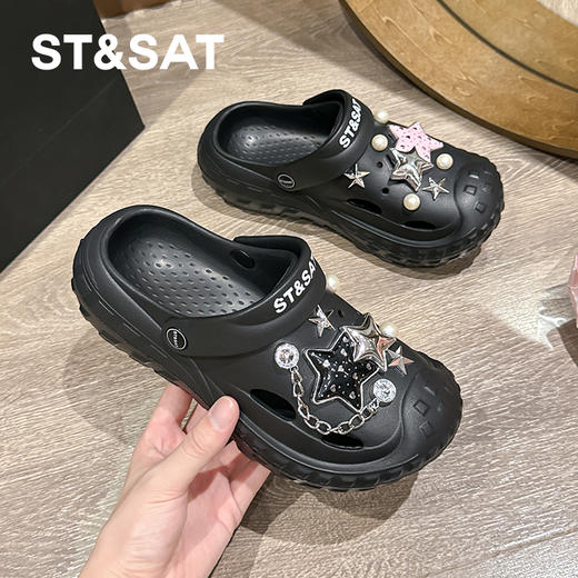 星期六沙滩防滑包头厚底洞洞鞋SSC21100YR 商品图4