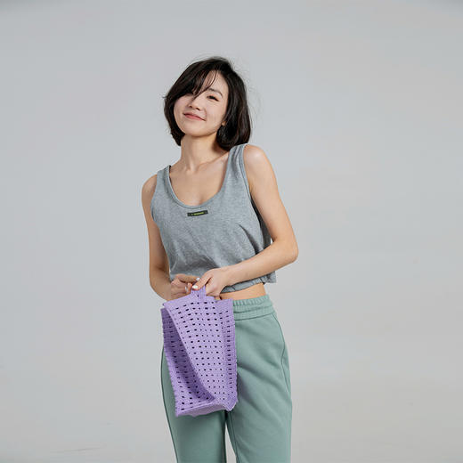 【100%棉】圆领运动休闲短裙套装 透气吸汗上衣+短裙 裤子松紧带内衬 防走光 商品图4