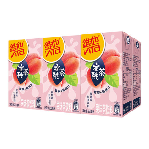 维他蜜桃茶250ml(6联包)(4891028721512) 商品图0