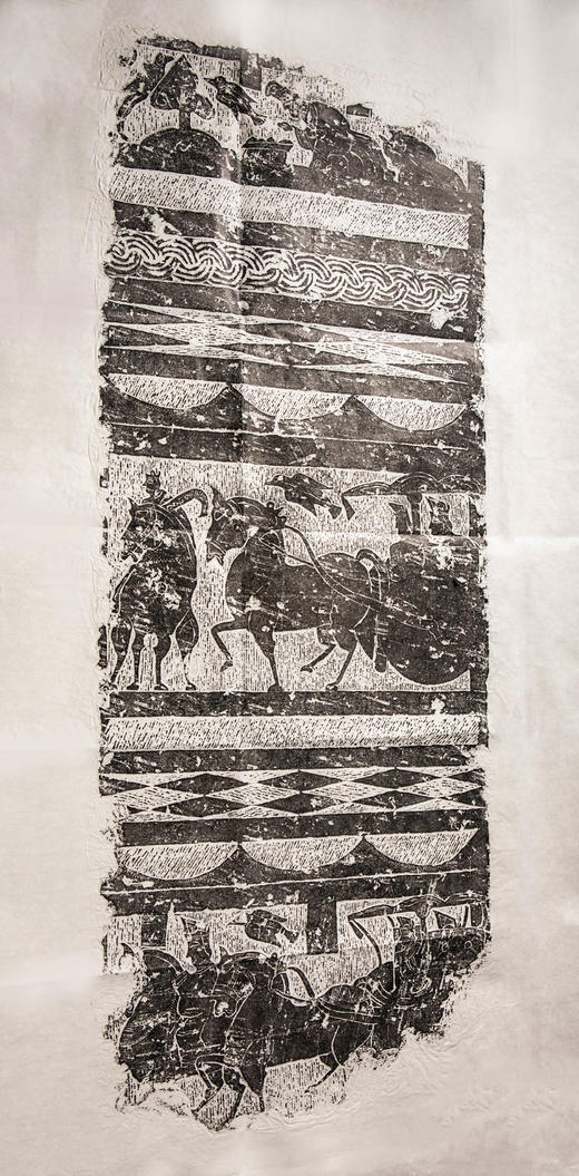 90年代老拓汉代季子挂剑画像石拓片 商品图0