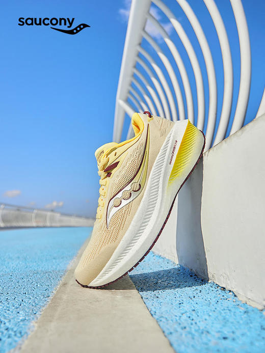 【特价商品部分可能有小瑕疵不影响穿着】Saucony 索康尼 TRIUMPH 胜利21 减震运动跑鞋 商品图1