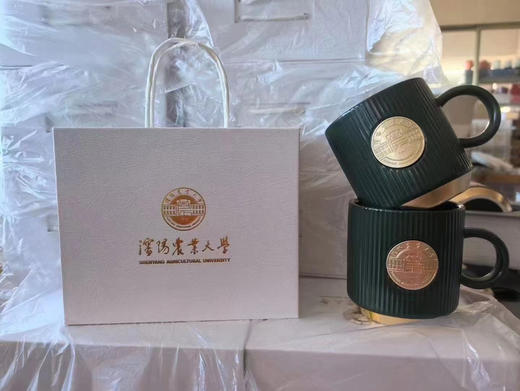 【印象沈农】沈农金标墨绿色陶瓷杯 商品图0