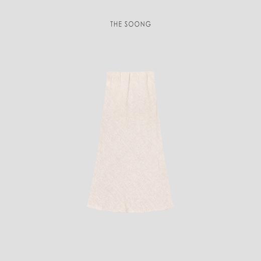 THESOONG|’斜裁鱼尾裙’加软精工斜裁100%亚麻半身裙HBQZ3989 商品图2