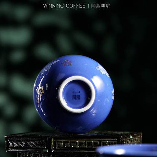 问鼎咖啡中国色咖啡杯紫色（紫藤蝴蝶)  （蝶花） 商品图4