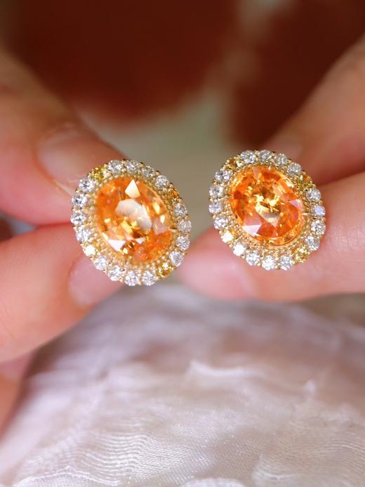 4.55ct 芬达石耳环 商品图4