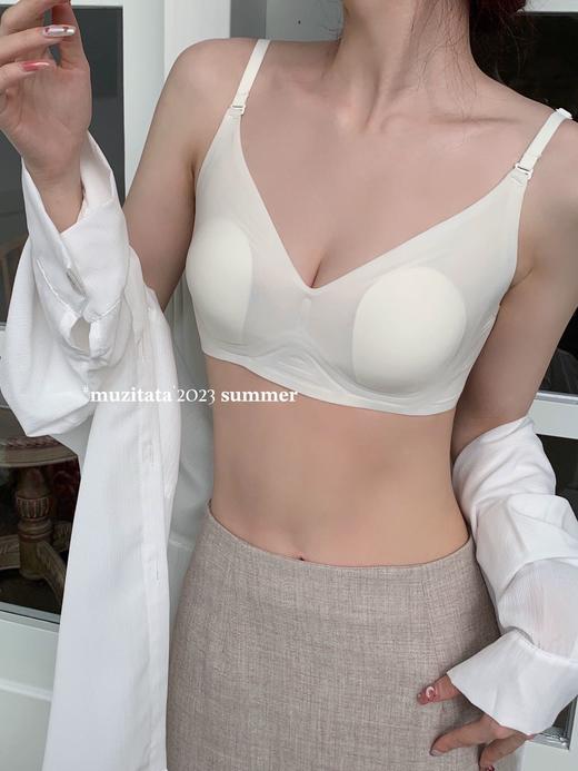 【49元2件任选】【GZ】无忧购夏季超薄裸感冰皮兔耳朵单排扣隐形内衣668＃ 商品图2