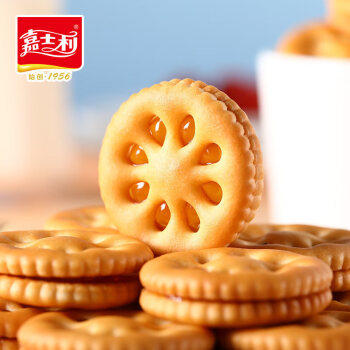 嘉士利零食果乐果香早餐果酱夹心饼干草莓味680g/盒 零食礼盒团购 商品图3