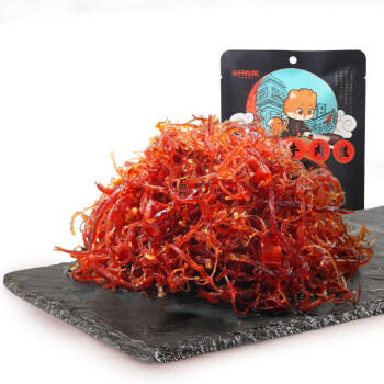 三只松鼠灯影牛肉丝麻辣味100g袋装休闲零食川蜀风味特产手撕牛肉麻辣小吃 商品图1