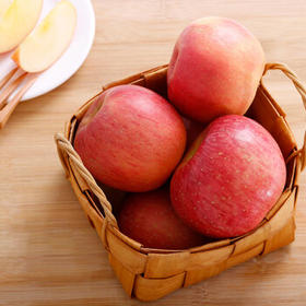 京鲜生 陕西洛川苹果红富士 净重5斤 单果200g+ 生鲜水果