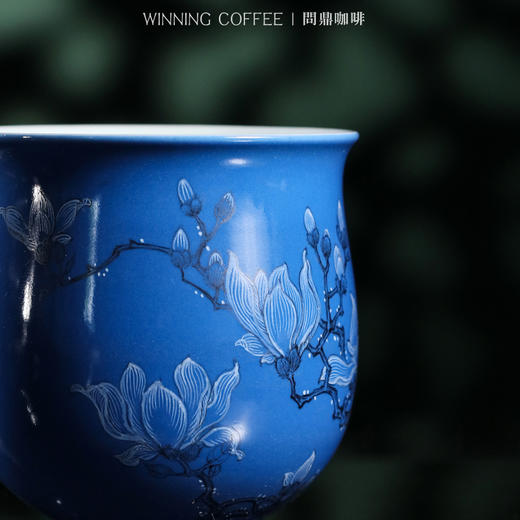问鼎咖啡中国色咖啡杯蓝色（双鹤) （玉兰）（缺货） 商品图3