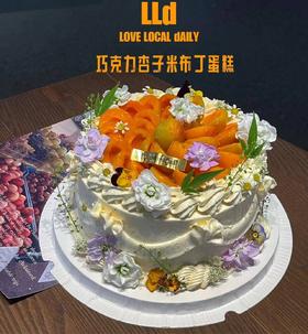 巧克力杏子米布丁·奶油蛋糕