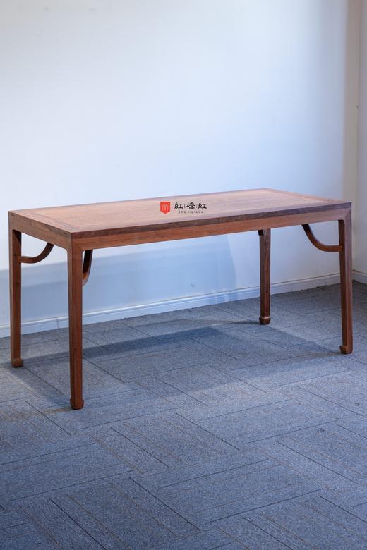 红桥红  家具严选  缅甸花梨（大果紫檀）【158 四面平 马蹄腿霸王枨方桌】 商品图1